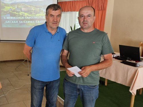 FOTO: U Prozoru odigran 2. memorijalni šahovski turnir ''Sjećanje na ramske šahiste''