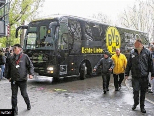 Eksplozija kod autobusa Borussije, ozlijeđen jedan nogometaš