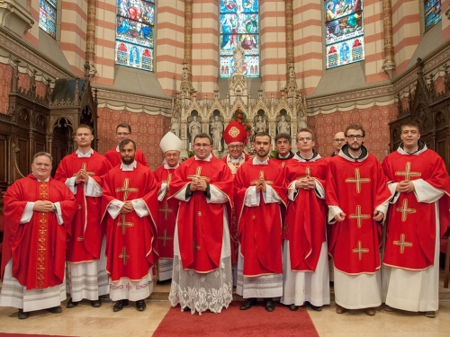 Kardinal osmoricu đakona zaredio za svećenike