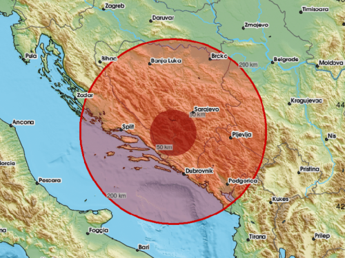 Potres probudio jug Hercegovine