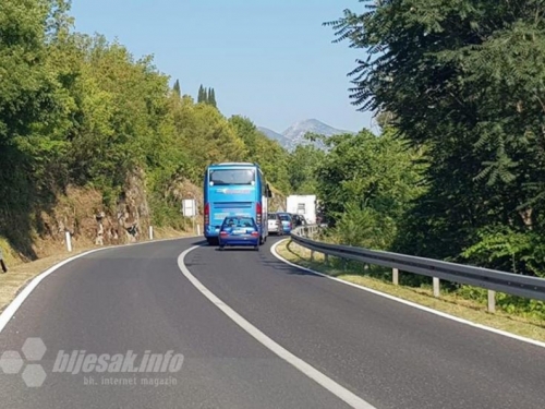 Pojačan promet vozila na izlazu iz BiH