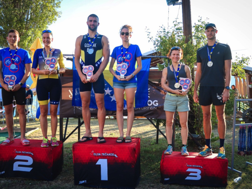 FOTO: Održan 5. Ramski akvatlon i Državno prvenstvo u sprint akvatlonu