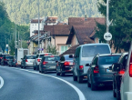 Prometni čep u Konjicu, kolona duga nekoliko kilometara
