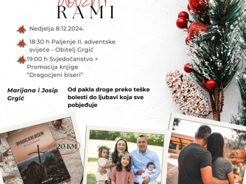 Advent u Rami: Svjedočanstvo obitelji Grgić i promocija knjige ''Dragocjeni biseri''