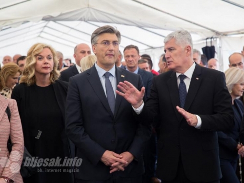 Sadržajan program službenog posjeta premijera Plenkovića Bosni i Hercegovini