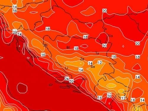 Upaljen meteoalarm: Očekuje nas 'crven' početak tjedna