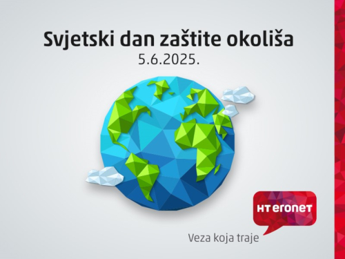 Svjetski dan zaštite okoliša s HT Eronetom: Misli digitalno, djeluj ekološki