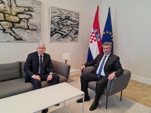 Čović i Plenković složni: Ubrzano riješiti izborno zakonodavstvo u BiH