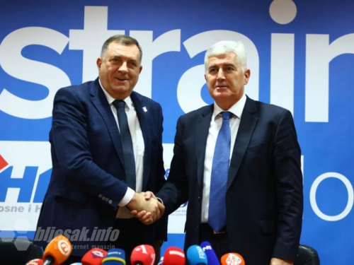 Dodik: SNSD neće bez HDZ-a, HDZ neće bez SNSD-a