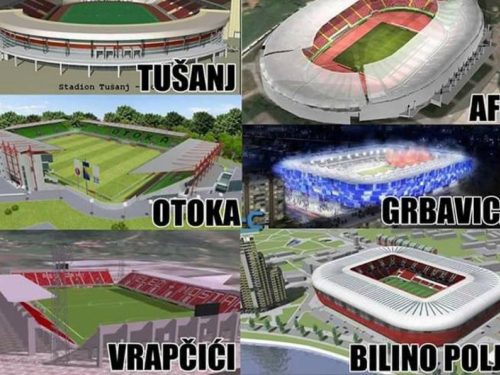 Pogledajte kako su trebali izgledati stadioni u BIH