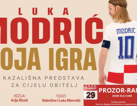 NAJAVA: Predstava ''Luka Modrić: Moja igra'' u Prozoru
