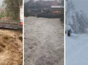 Bujice u Italiji, mećava u Alpama