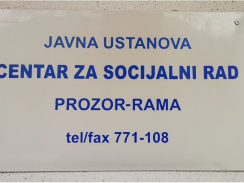 Obavijest iz Centra za socijalni rad Prozor-Rama