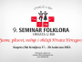 NAJAVA: Deveti Seminar folklora Hrvata u BiH