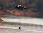 Helikopter OS BIH uključen u gašenje požara 