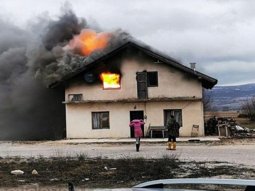 Osiguran privremeni smještaj za šesteročlanu obitelj koja je izgubila dom u požaru