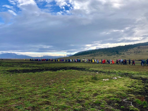 FOTO: 300 mladih na planinarskom križnom putu Bugojno - Kupres - Rama