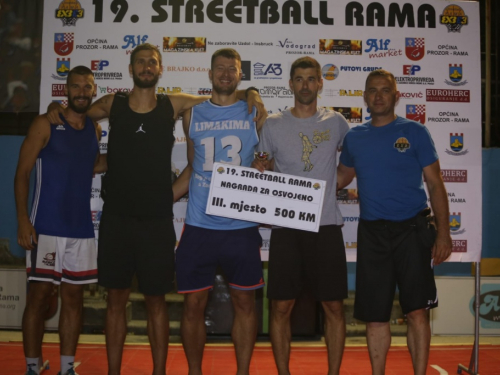 FOTO: Ekipa ''Makarska 3x3'' pobjednik 19. Streetball Rama 2021.