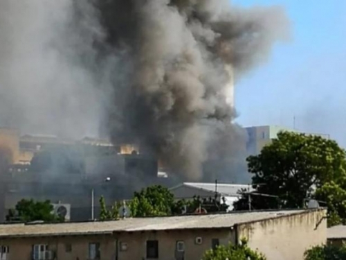 Veliki požar u Splitu, gori skladište Slobodne Dalmacije