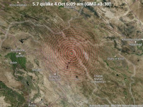 Snažan potres pogodio Iran