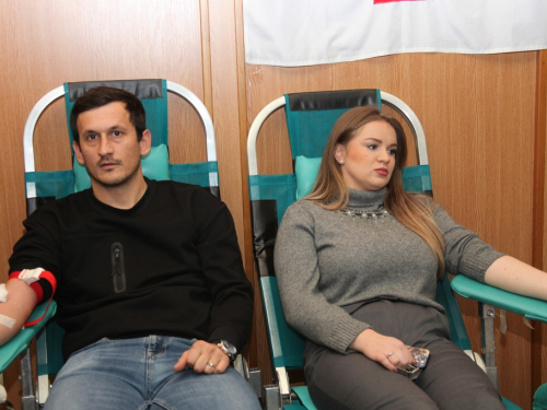 FOTO: Uspješna akcija dobrovoljnog darivanja krvi u Prozoru