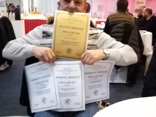 Kobasijada: Ivica Sičaja osvojio 1 zlatnu i 3 srebrne medalje!