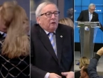 Junckerov dan ludila: Prvo se igrao sa kosom jedne žene, a onda su stvari izmakle kontroli