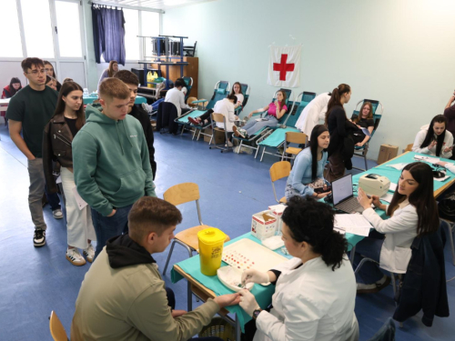 FOTO: Održana akcija dobrovoljnog darivanja krvi u Prozoru