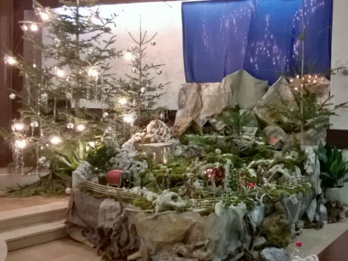 Božićne jaslice u rumbočkoj crkvi