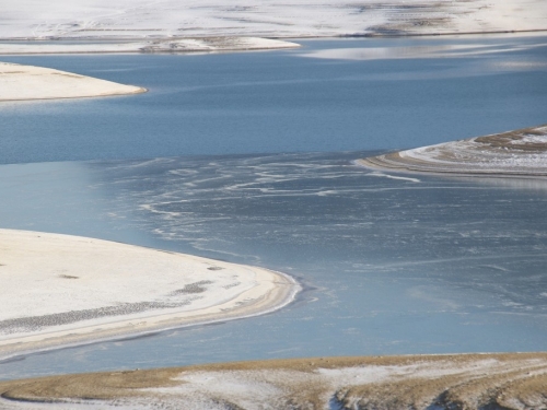 FOTO: Minusi počeli lediti Ramsko jezero
