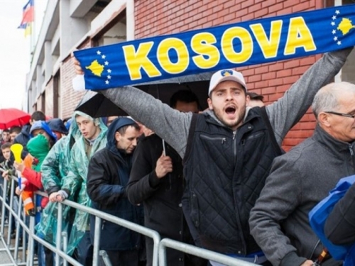Euforija na Kosovu pred utakmicu s Hrvatskom