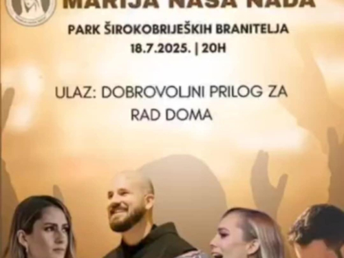 Pridružite nam se na dirljivom humanitarnom koncertu u Širokom Brijegu