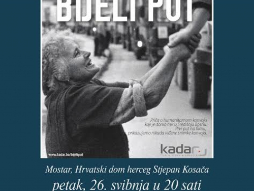 Projekcija filma "Bijeli put" ovoga tjedna i u Mostaru