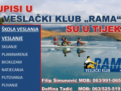 Upisi u veslački klub 'Rama'