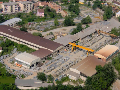 Granit iz Jablanice pred gašenjem