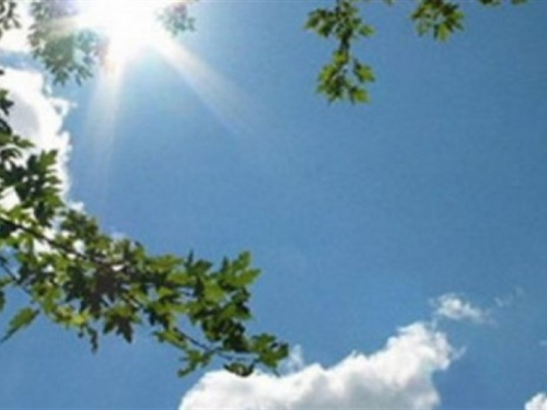 Danas umjereno oblačno vrijeme, temperatura i do 30 stupnjeva