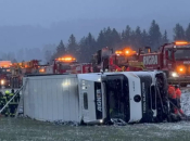 Šteta 400.000 eura: Državljanin BiH električnim kamionom sletio s autoceste