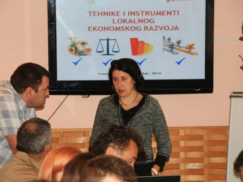 Dvodnevna radionica na Šćitu, tema "Tehnike i instrumenti lokalnog i ekonomskog razvoja"
