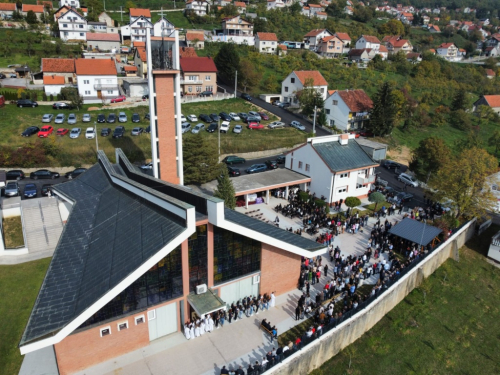 FOTO: Vanjska proslava svetoga Franje u Rumbocima