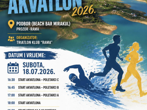 NAJAVA: 6. Ramski Akvatlon 2026.