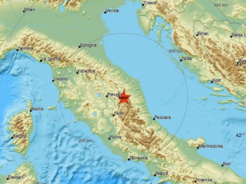 Središnju Italiju pogodio snažan potres magnitude 4,7 po Richteru