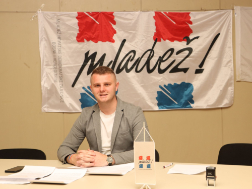 Ivanu Tadiću novi mandat predsjednika Mladeži HDZ BiH Rama