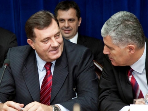 Čović i Dodik na Jahorini razmatrali temu Izbornog zakona