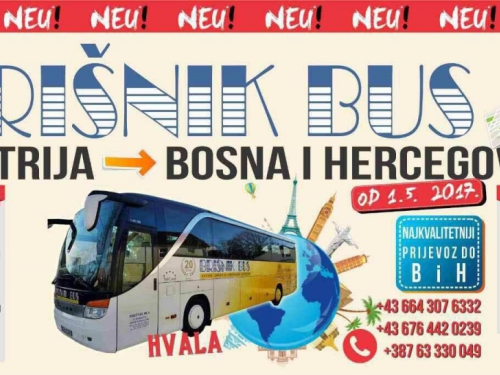 BRIŠNIK BUS: Nova autobusna linija za Austriju