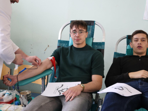 FOTO: Održana akcija dobrovoljnog darivanja krvi u Prozoru
