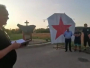 VIDEO| U Vinkovcima spaljena crvena zvijezda petokraka