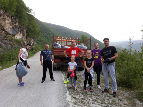 Akcija čišćenja polumaratonske staze