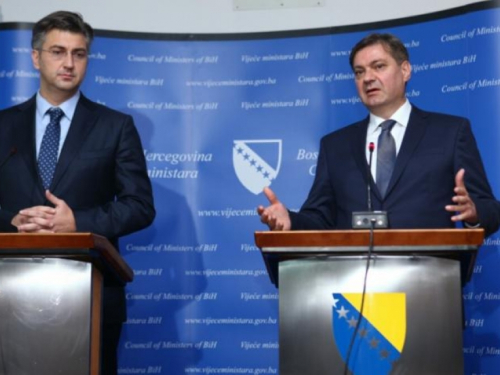 Plenković Zvizdiću: Slučaj Komšić je za Hrvatsku ozbiljno pitanje koje ćemo internacionalizirati