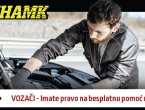 Vozači - imate pravo na besplatnu pomoć na cesti!
