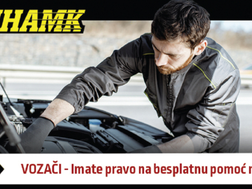 Vozači - imate pravo na besplatnu pomoć na cesti!